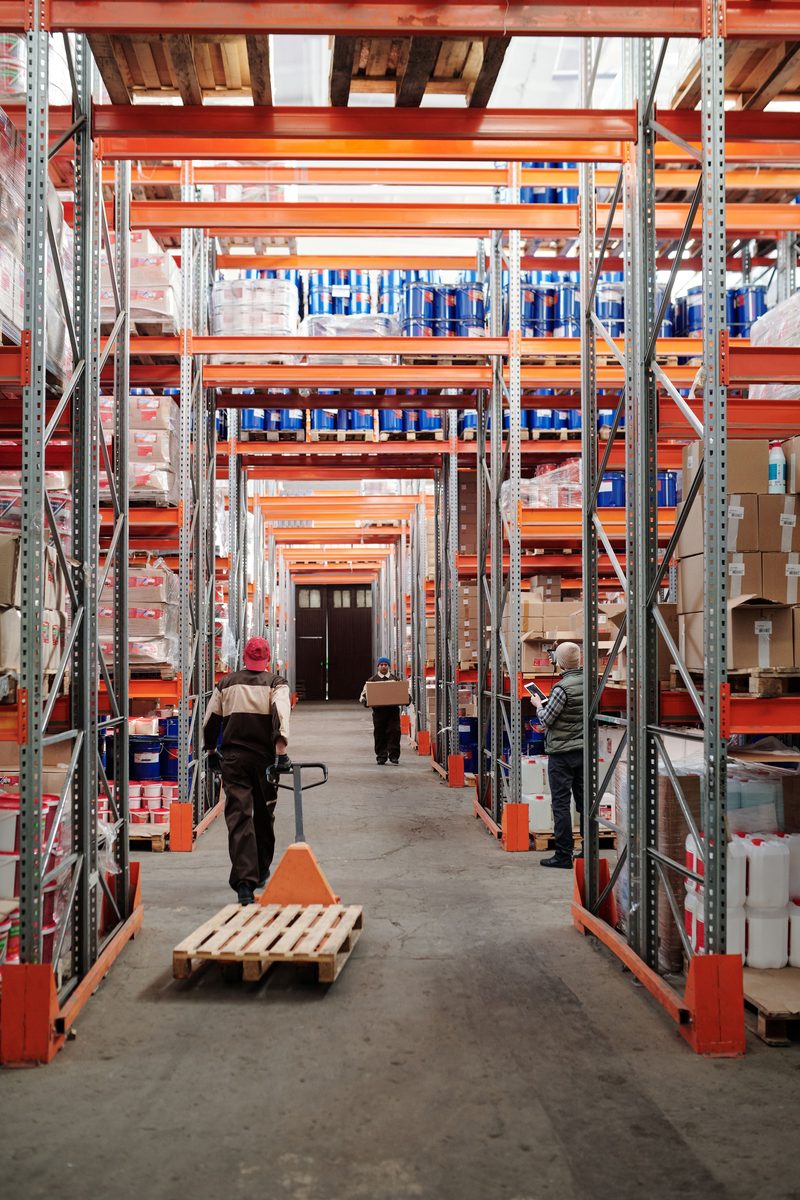 A distribution warehouse