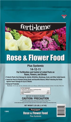 ferti-lome Rose and Flower Food Plus Systemic 14-12-11