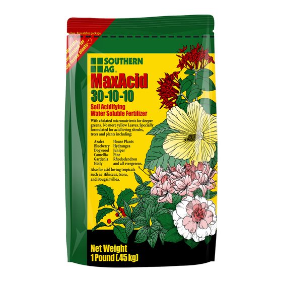 Southern Ag Max Acid 30-10-10 Soluble Fertilizer